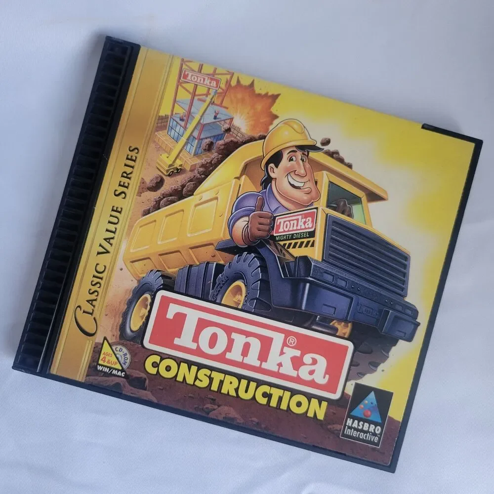 UNTESTED Tonka Construction Video Game on Computer